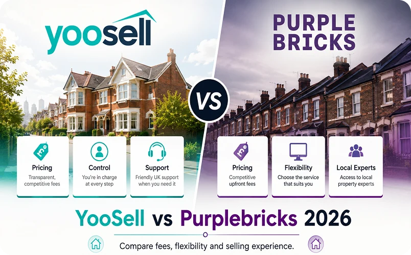 YooSell vs Purplebricks 2026: Fees, Features and Services Compared